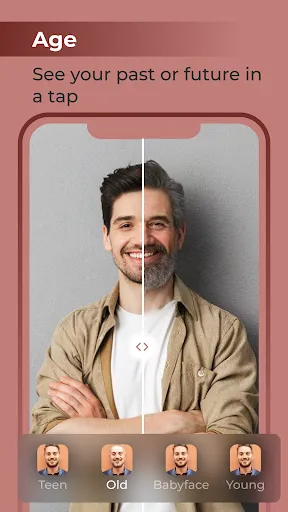 Скриншот 1 — FaceEdit: AI Selfie Editor