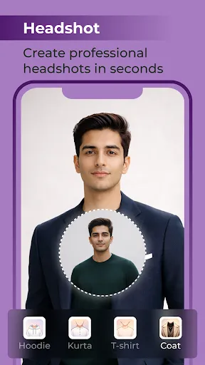 Скриншот 3 — FaceEdit: AI Selfie Editor