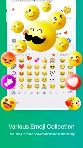 Скриншот 2 — Faceboard: Клавиатура с эмодзи