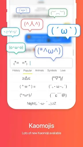 Скриншот 8 — Faceboard: Клавиатура с эмодзи
