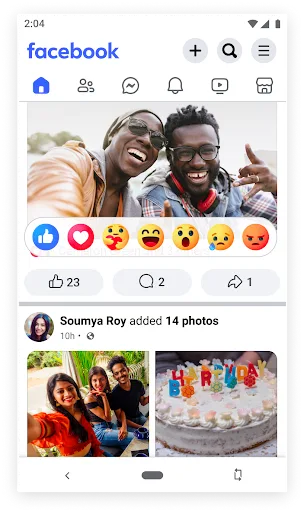 Скриншот 2 — Facebook Lite