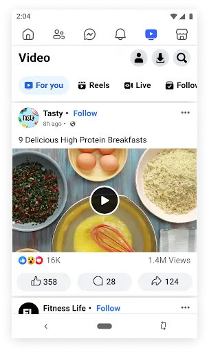 Скриншот 4 — Facebook Lite