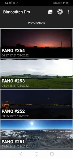 Скриншот 1 — Bimostitch Panorama Pro