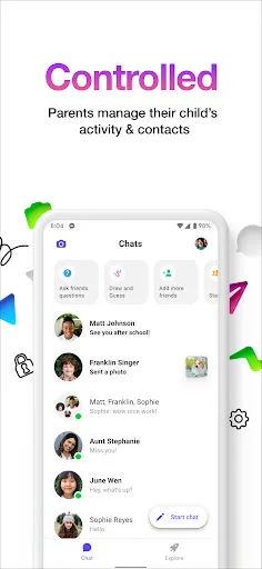 Скриншот 3 — Messenger Kids – The Messaging