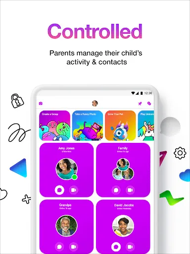 Скриншот 8 — Messenger Kids – The Messaging