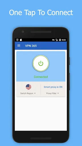 Скриншот 1 — VPN 365 - быстрый VPN-прокси