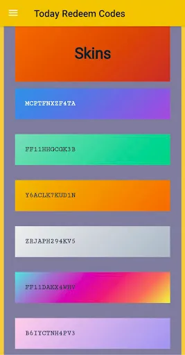 Скриншот 8 — Redeem Codes
