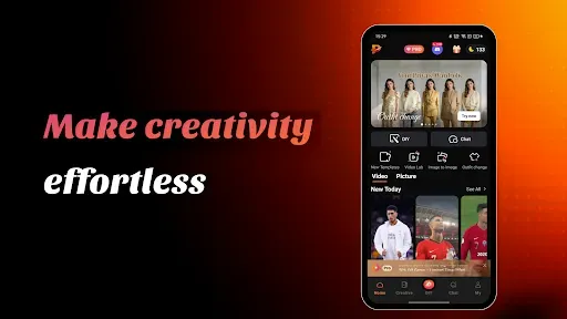 Скриншот 4 — Purvia: AI Art, Video & Swap