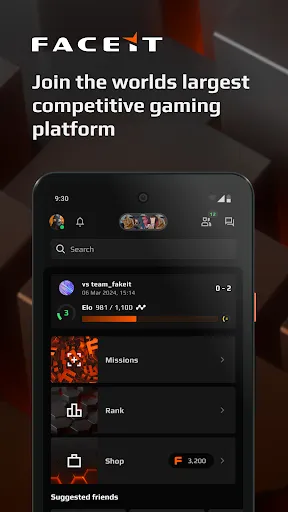 Скриншот 1 — FACEIT: CS2 Command Centre