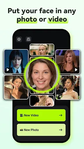Скриншот 1 — FaceSwapper Lite: AI Face Swap