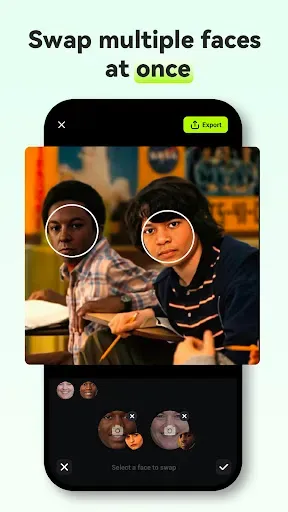 Скриншот 2 — FaceSwapper Lite: AI Face Swap