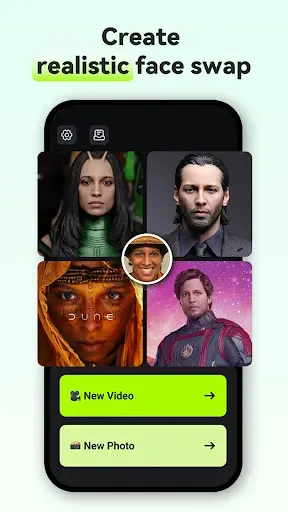 Скриншот 4 — FaceSwapper Lite: AI Face Swap