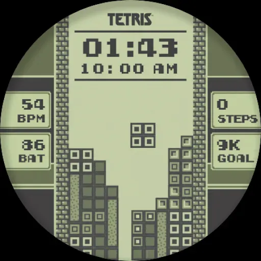 Скриншот 6 — Tetris™ 1989 SE Watch Face