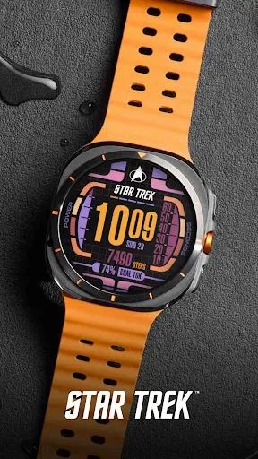 Скриншот 1 — Star Trek LCARS SE Watch Face