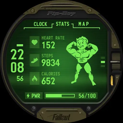 Скриншот 4 — Fallout Pip-Boy Watch Face
