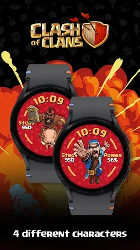 Скриншот 1 — Clash Legends Watch Face