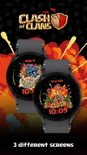Скриншот 1 — Clash of Clans Watch Faces