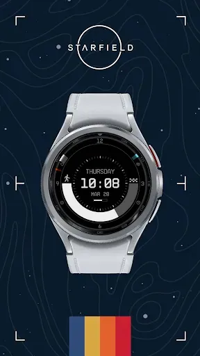 Скриншот 1 — Starfield LPV6 SE Watch Face