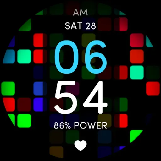 Скриншот 7 — Disco Pop Colors Watch Face