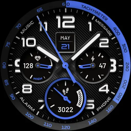 Скриншот 5 — High Sports Analog Watch Face