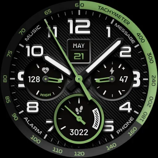 Скриншот 7 — High Sports Analog Watch Face