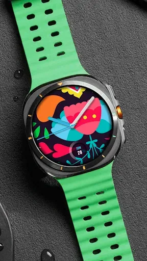Скриншот 3 — RZ Spring Flowers Watch Face
