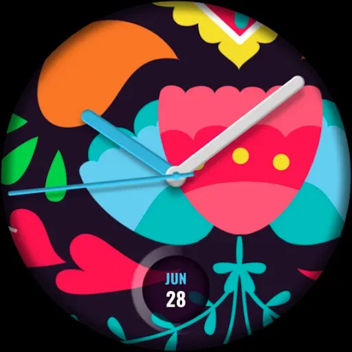 Скриншот 5 — RZ Spring Flowers Watch Face