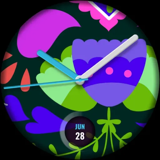 Скриншот 7 — RZ Spring Flowers Watch Face