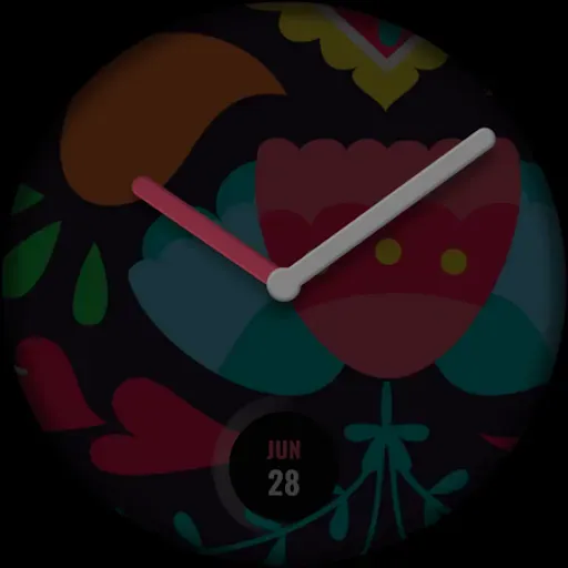Скриншот 8 — RZ Spring Flowers Watch Face
