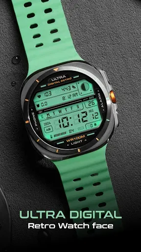 Скриншот 1 — ULTRA Digital Retro watch face