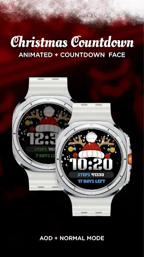 Скриншот 4 — Christmas Countdown Watch Face
