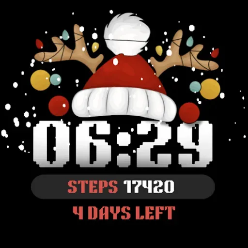 Скриншот 8 — Christmas Countdown Watch Face