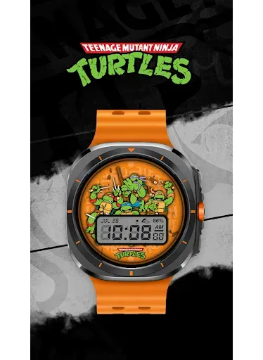 Скриншот 1 — TMNT - Cowabunga SE Watch Face
