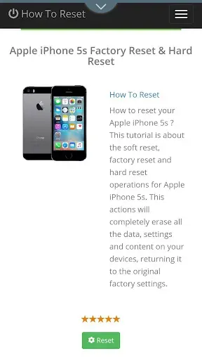 Скриншот 3 — Factory Reset Guide