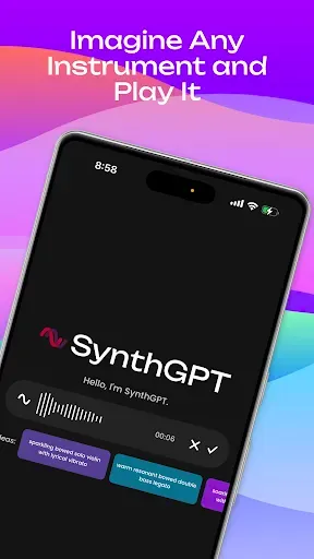 Скриншот 2 — SynthGPT - AI Piano App