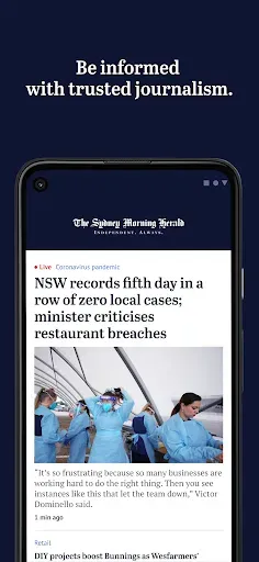 Скриншот 1 — The Sydney Morning Herald