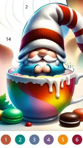 Скриншот 1 — Fairytale Color by number game