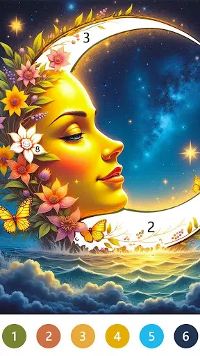 Скриншот 5 — Fairytale Color by number game
