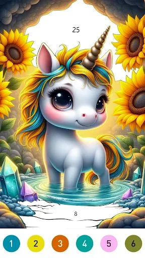 Скриншот 6 — Fairytale Color by number game