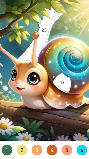 Скриншот 7 — Fairytale Color by number game