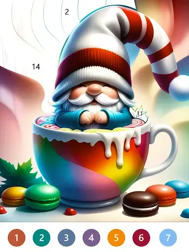 Скриншот 8 — Fairytale Color by number game