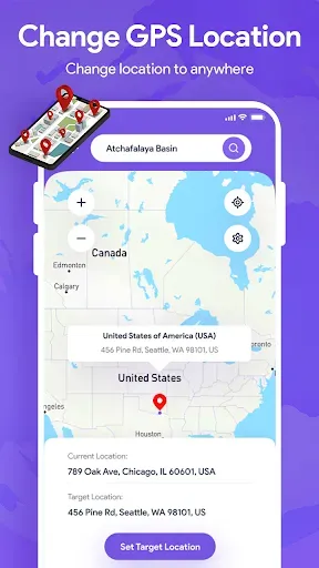 Скриншот 2 — Поддельный GPS смена местополо