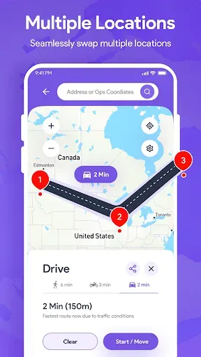 Скриншот 4 — Поддельный GPS смена местополо