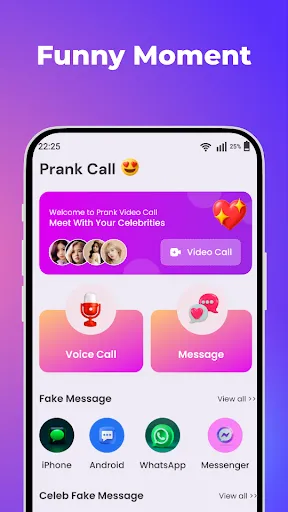 Скриншот 5 — Prank Sounds: Fun Call & Chat