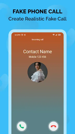 Скриншот 1 — Fake call - Prank phone calls