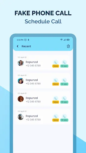 Скриншот 5 — Fake call - Prank phone calls