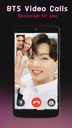 Скриншот 3 — BTS - Fake Video Call Prank