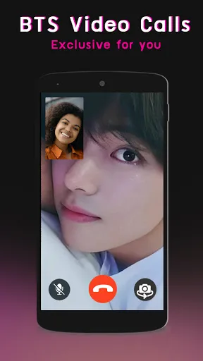 Скриншот 4 — BTS - Fake Video Call Prank