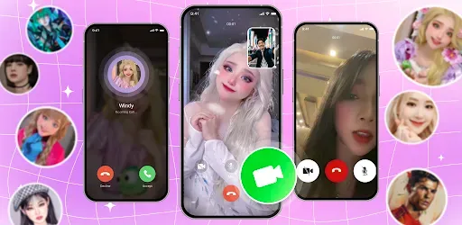Скриншот 1 — Fake Video Call & Prank Call