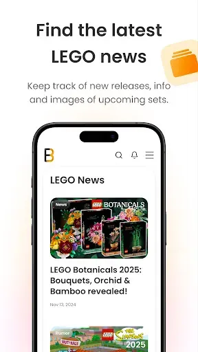 Скриншот 2 — Falconbricks: LEGO News App